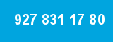 927 831 17 80